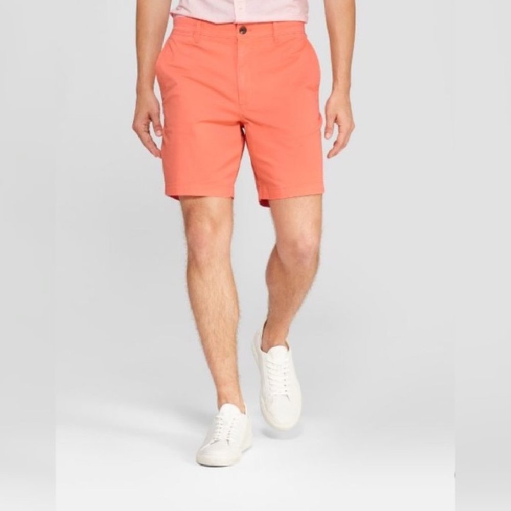 Men's 7" Flat Front Shorts - Goodfellow & Co Size 28